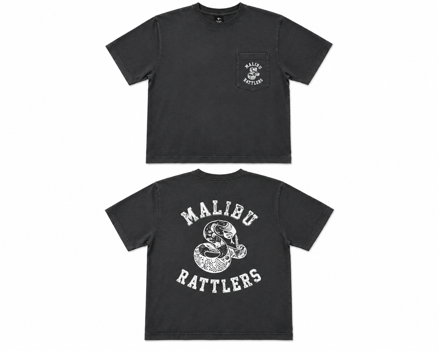 Men's Rattlers Crewneck T - Black-washed