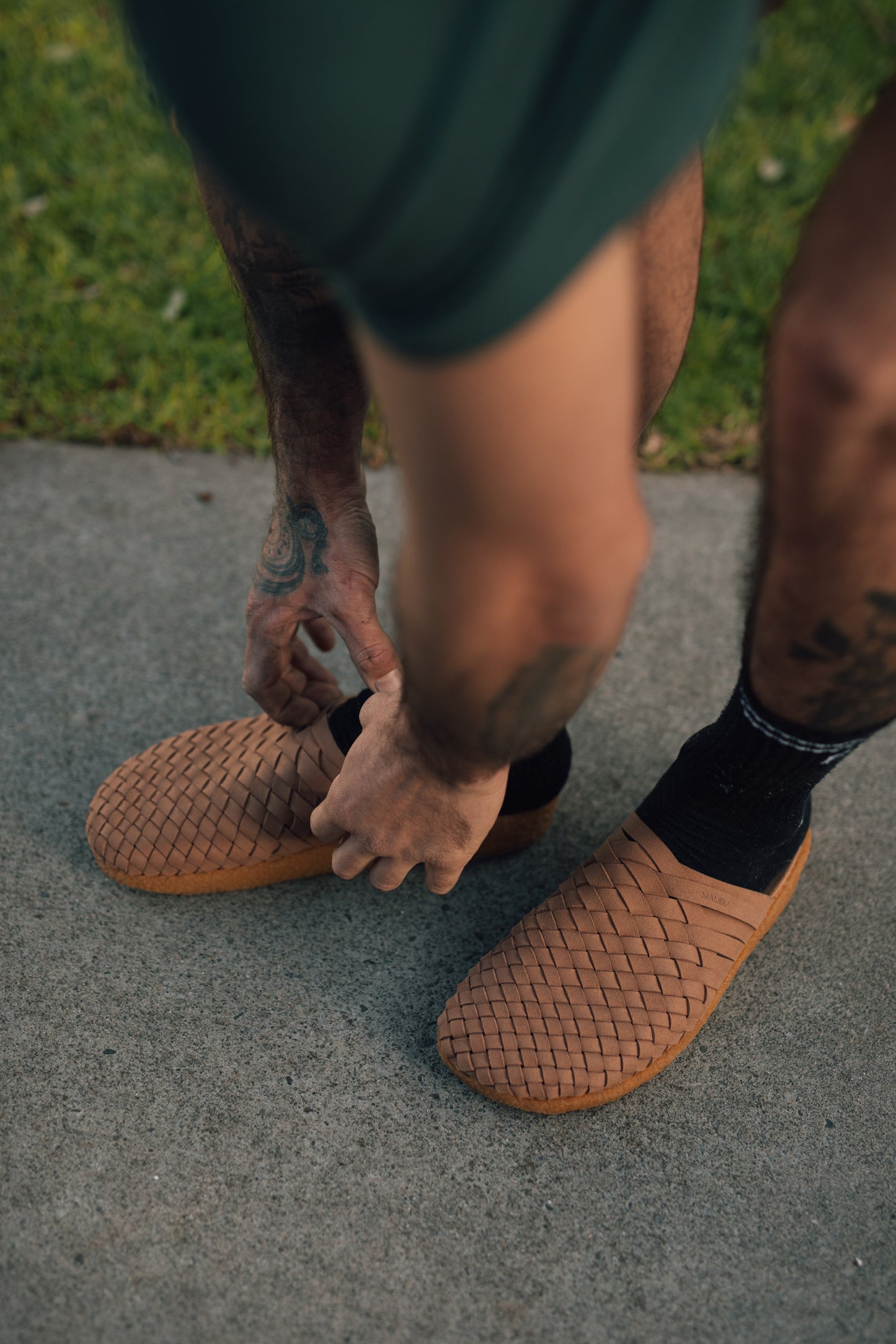 Men's Colony | Suede Vegan | Crepe Rubber | Walnut