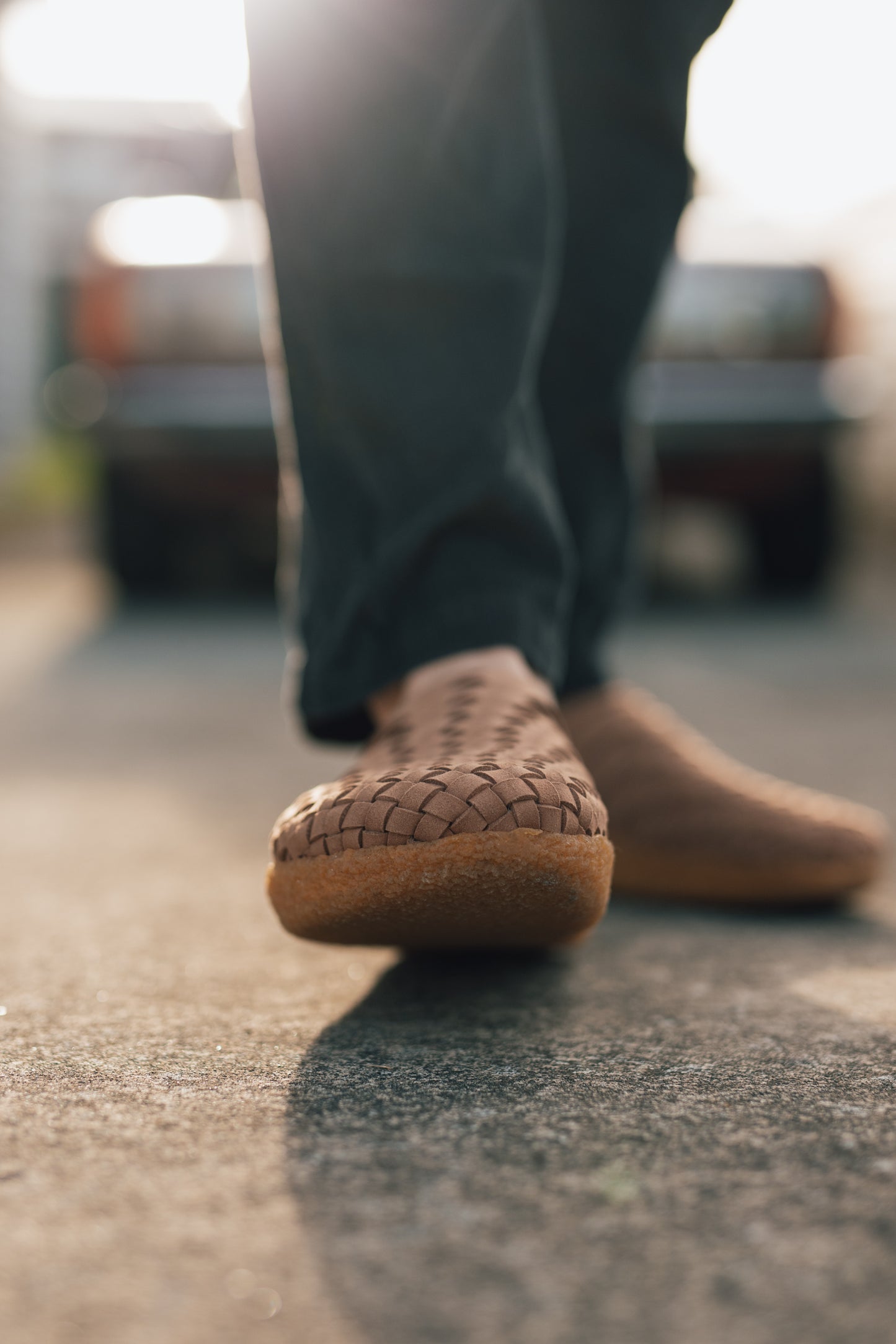 Men's Colony Classic | Suede Vegan Leather | Crepe | Walnut