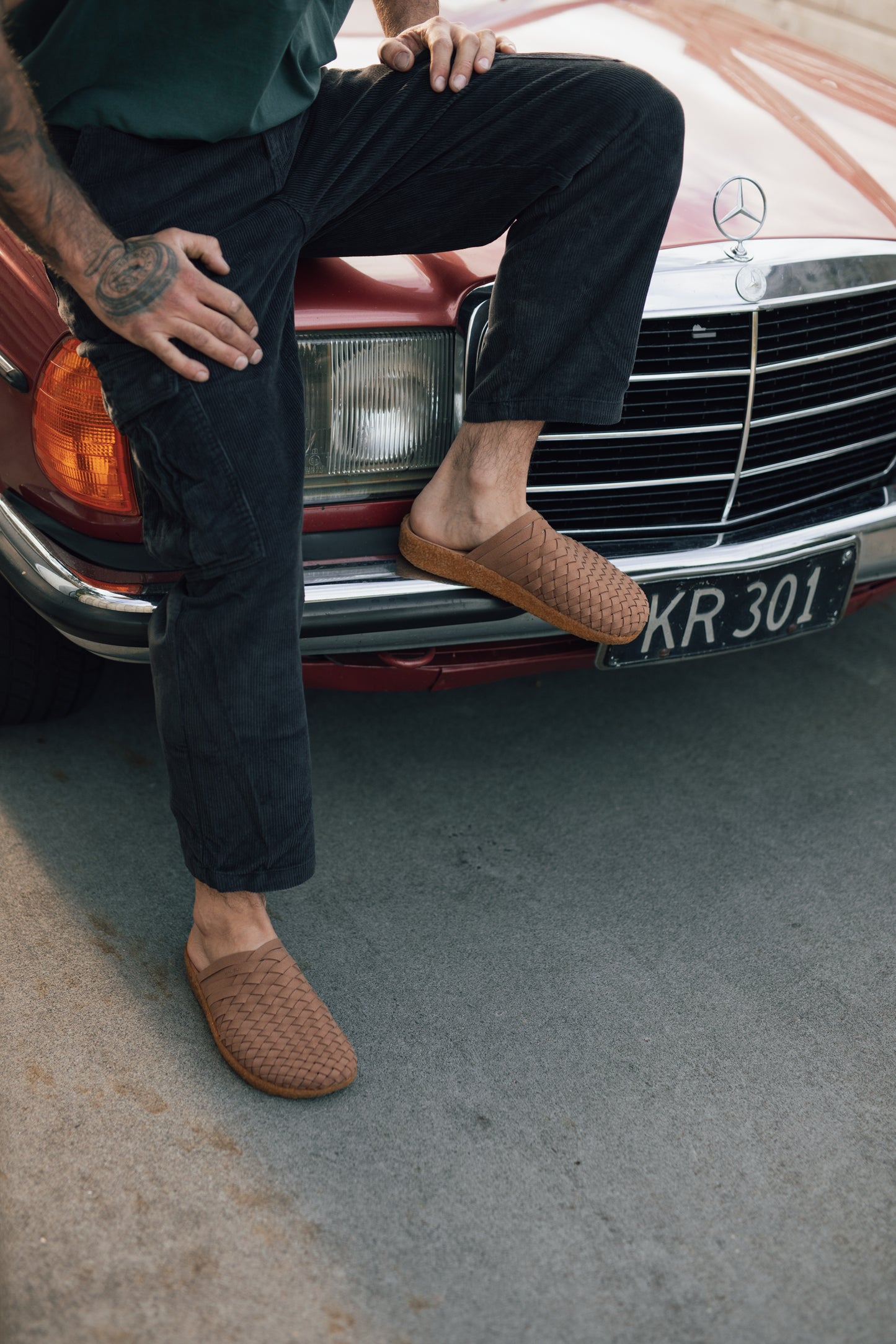 Men's Colony | Suede Vegan | Crepe Rubber | Walnut