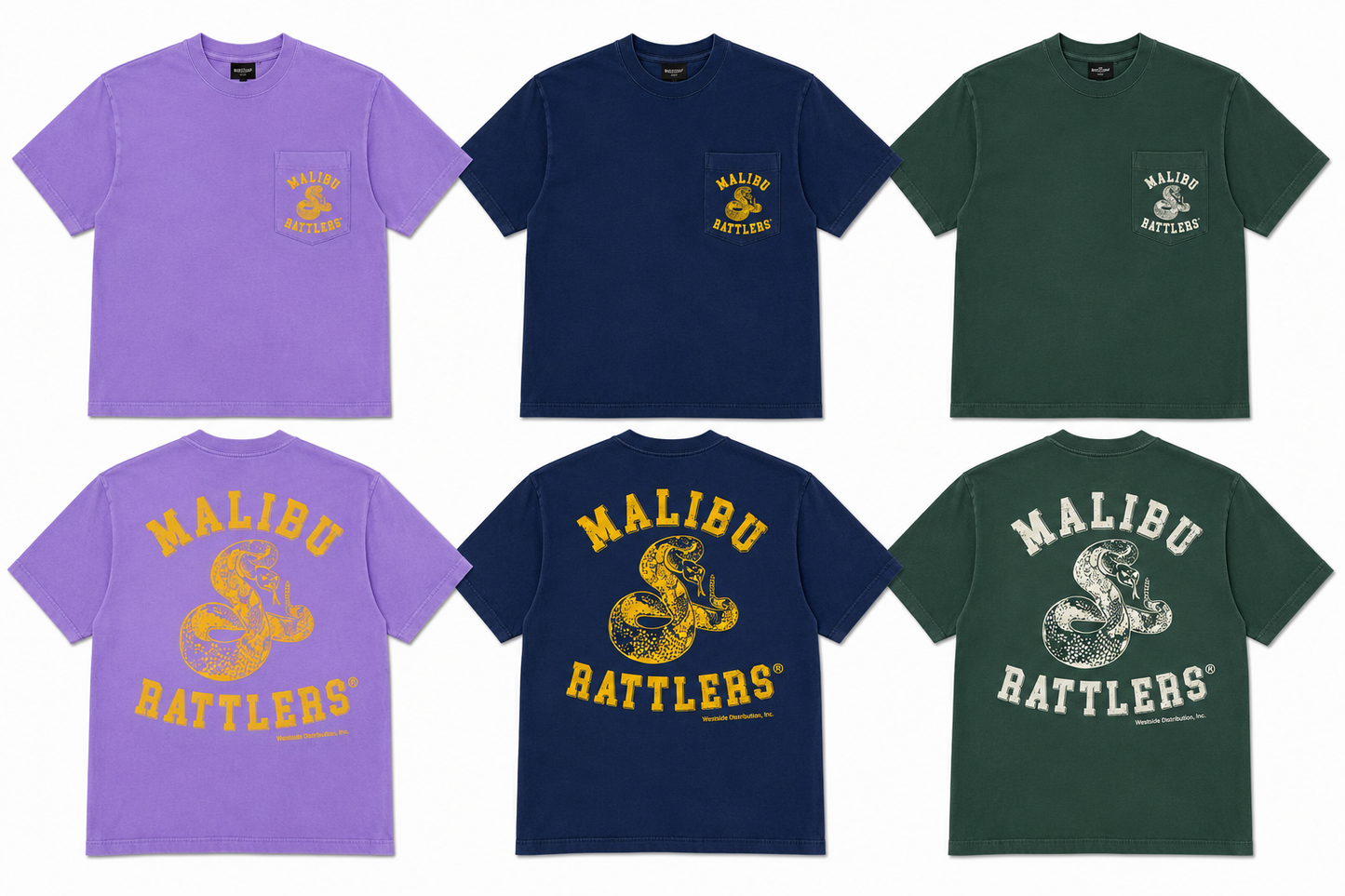 Women's Rattlers Pocket T - Navy
