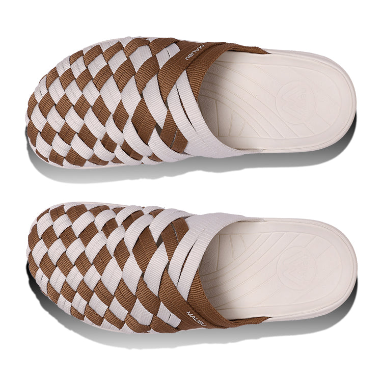 Colony Mule | Two-Tone Nylon | EVA | Coyote | White