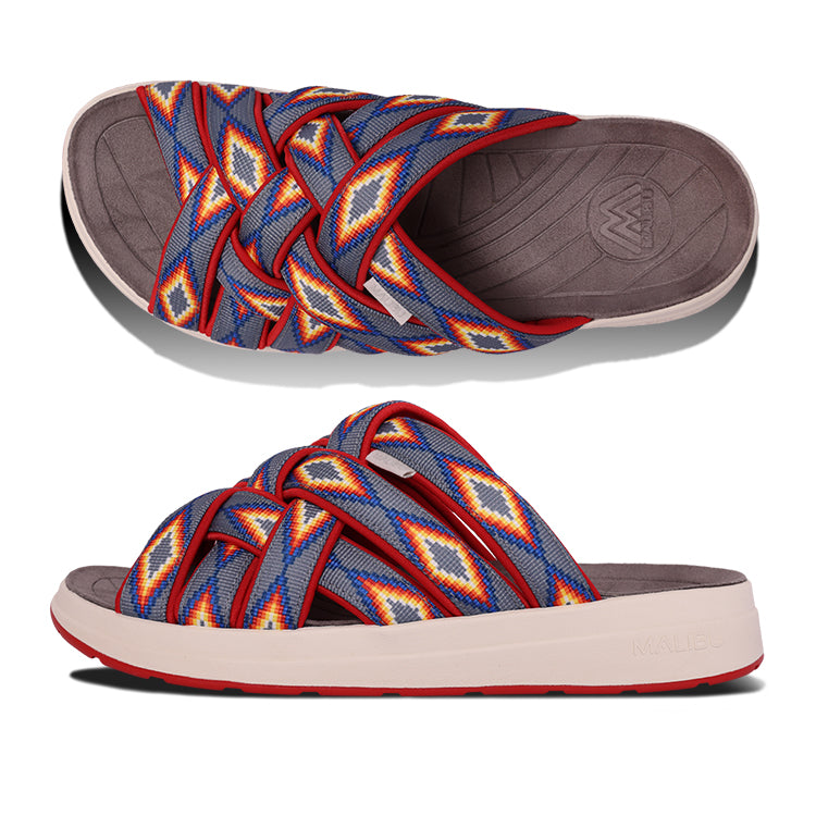 Zuma LX Aztec Recycled | Cork Rubber | Red | Gray | Off White