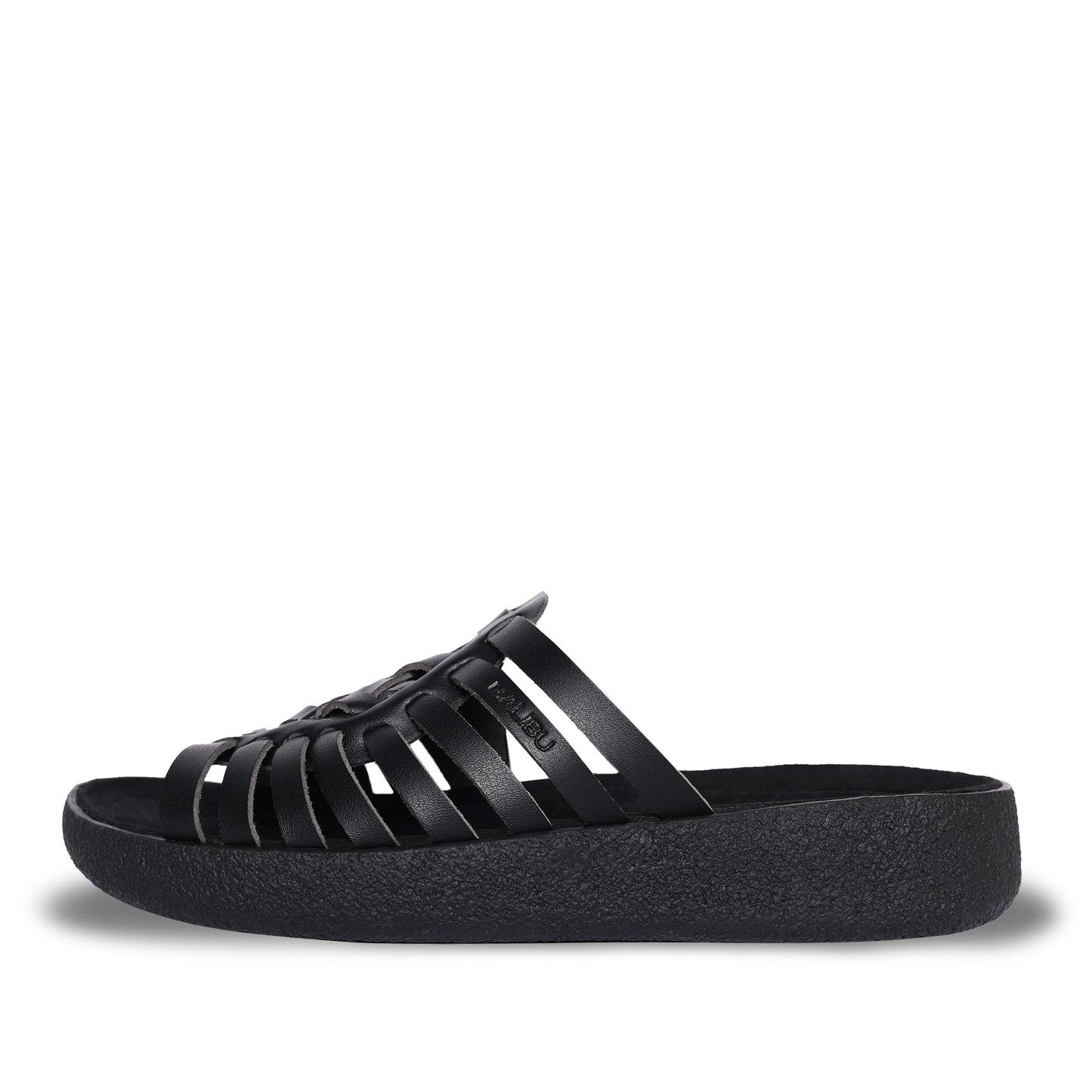 Cove Slide | Vegan Leather | Rubber | Black