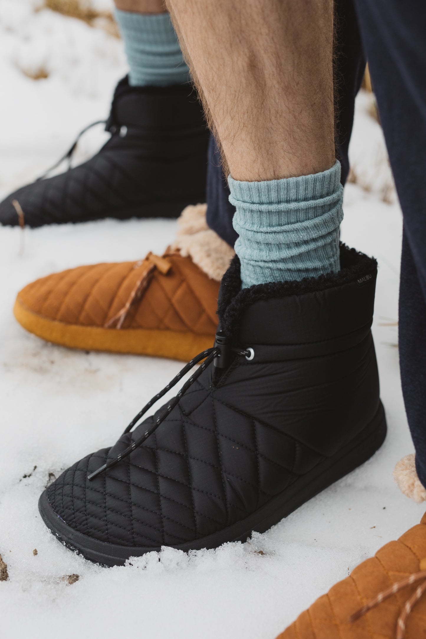 LITTLE DUME BOOT | RIP STOP NYLON | SHERPA | RUBBER - BLACK