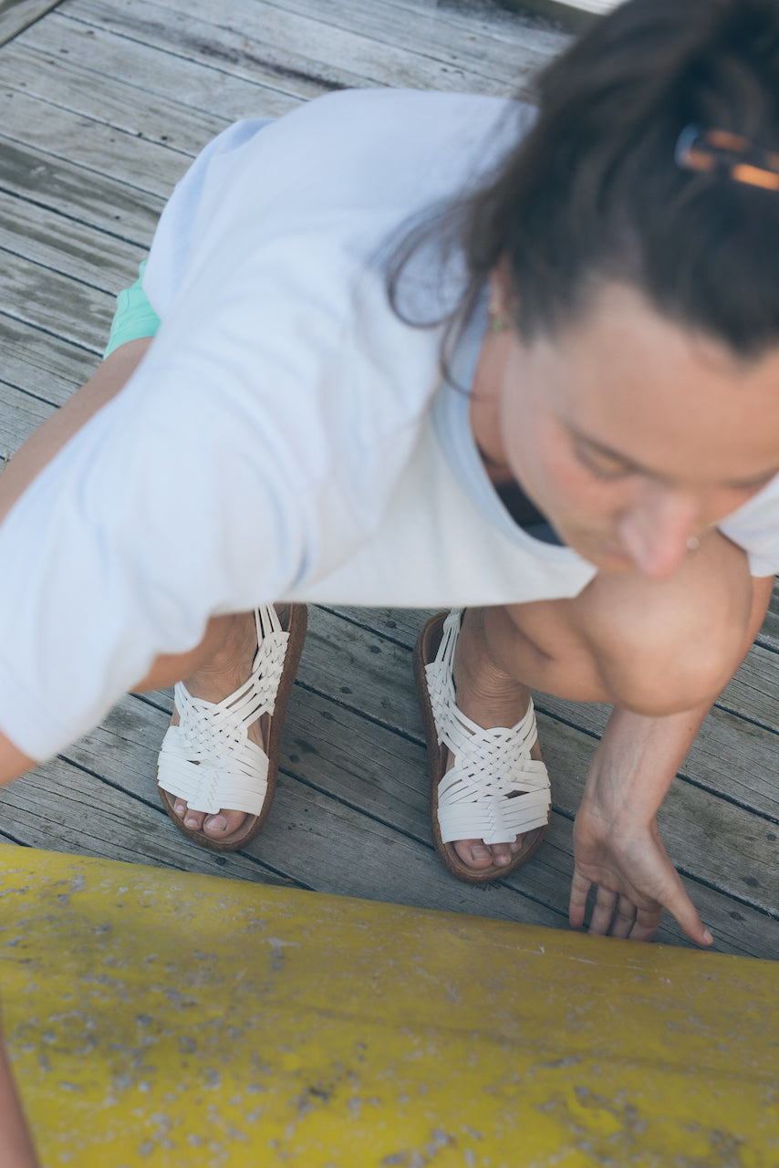 Women's Canyon Vegan Leather | Crepe Gum Rubber | Off-White | Tan