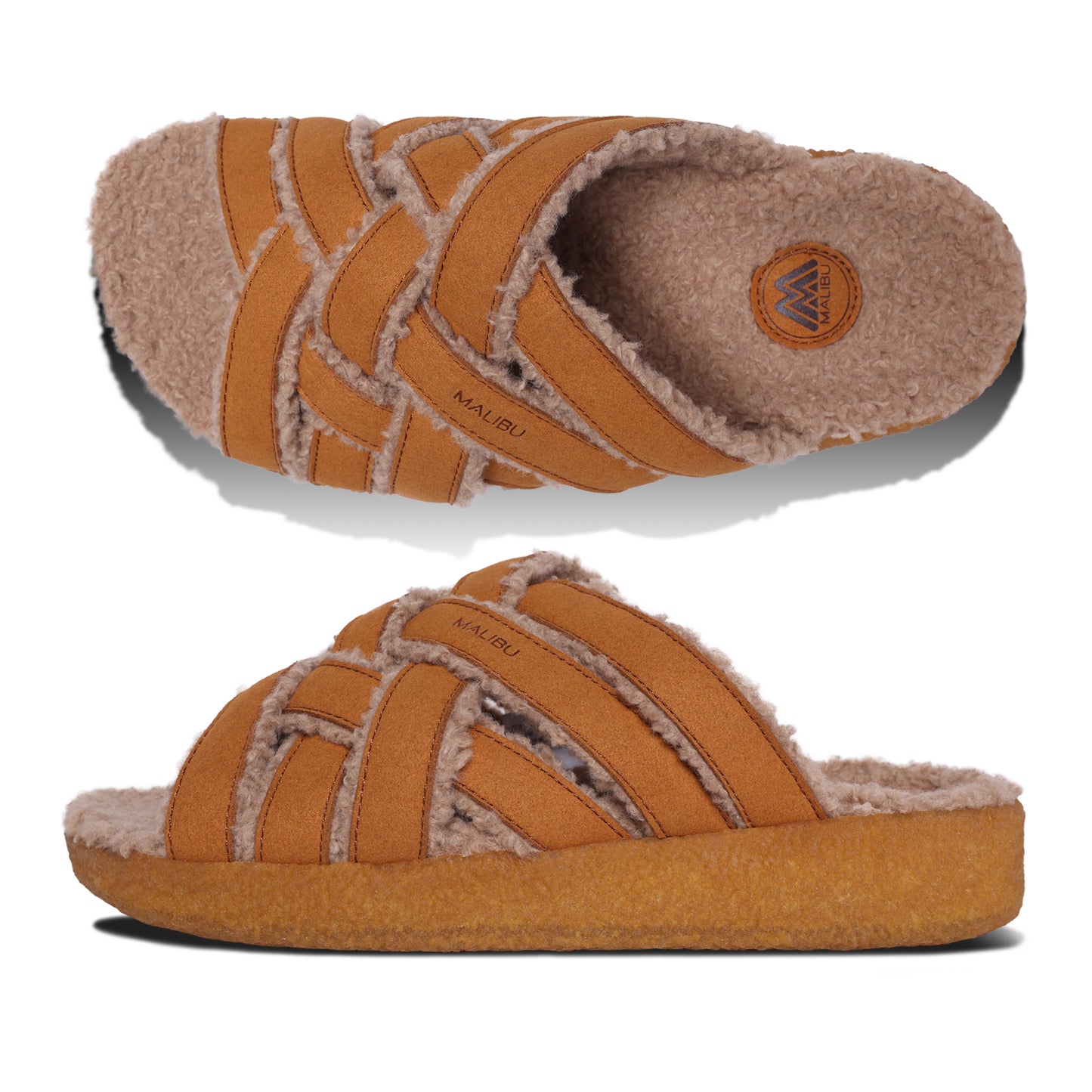 ZUMA LX | SUEDE VEGAN | SHERPA | CREPE - GOLDEN OAK/TAN