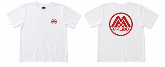 Men's Malibu Badge T - White/Red
