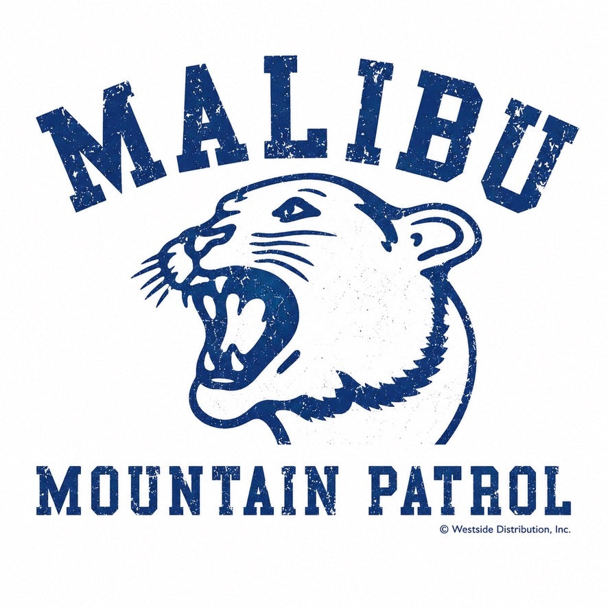 Women's Malibu Mountain Lion T - White/Blue