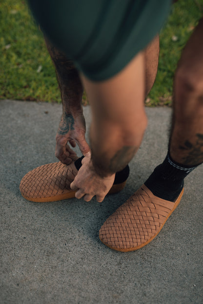 Men's Colony | Suede Vegan | Crepe Rubber | Walnut