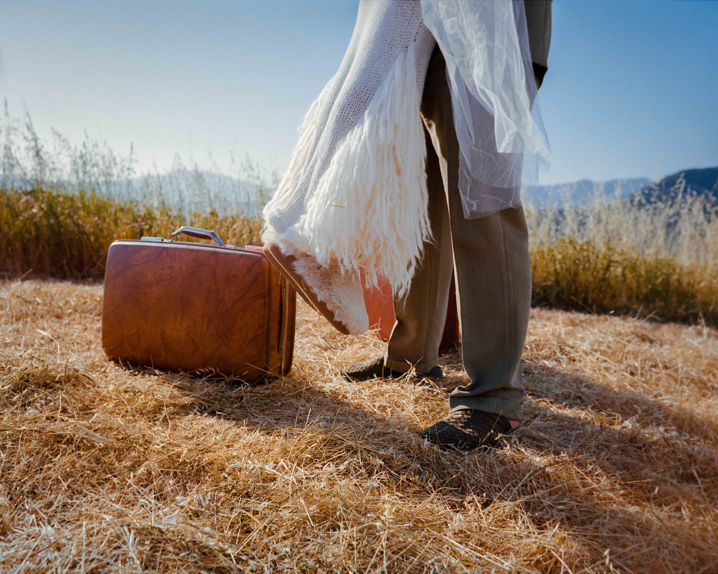 Malibu Faux Fur Mule |  Natural | Tan