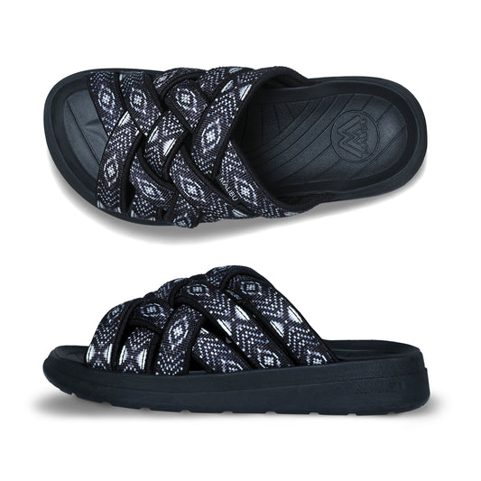 Zuma LX | Recycled Poly | Cork Rubber | Black Aztec