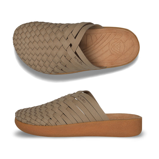 Women's Colony Classic | Suede Vegan Leather | Taupe/Tan