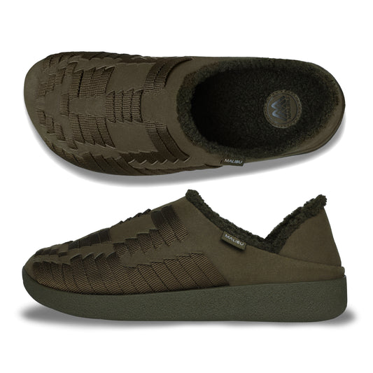 Thunderbird Convertible | Vegan Suede | Sherpa | Olive