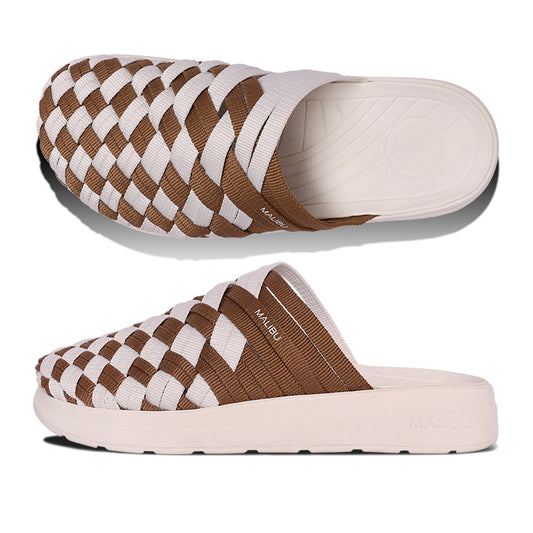 Colony Mule | Two-Tone Nylon | EVA | Coyote | White