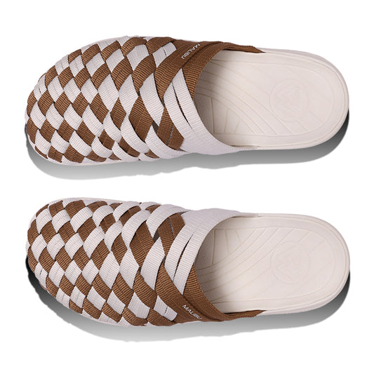 Colony Mule | Two-Tone Nylon | EVA | Coyote | White