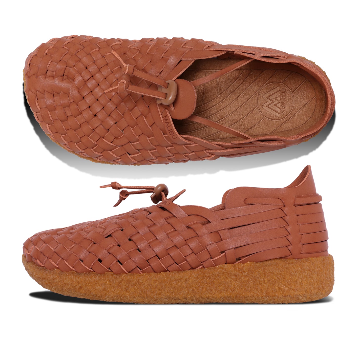 Latigo | Vegan Leather | Crepe | Whiskey â Malibu Sandals