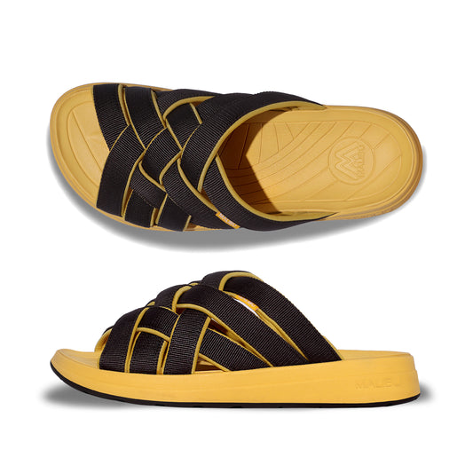 ZUMA LX RECYCLED POLY | NEOPRENE | EVA CORK RUBBER | BROWN | YELLOW