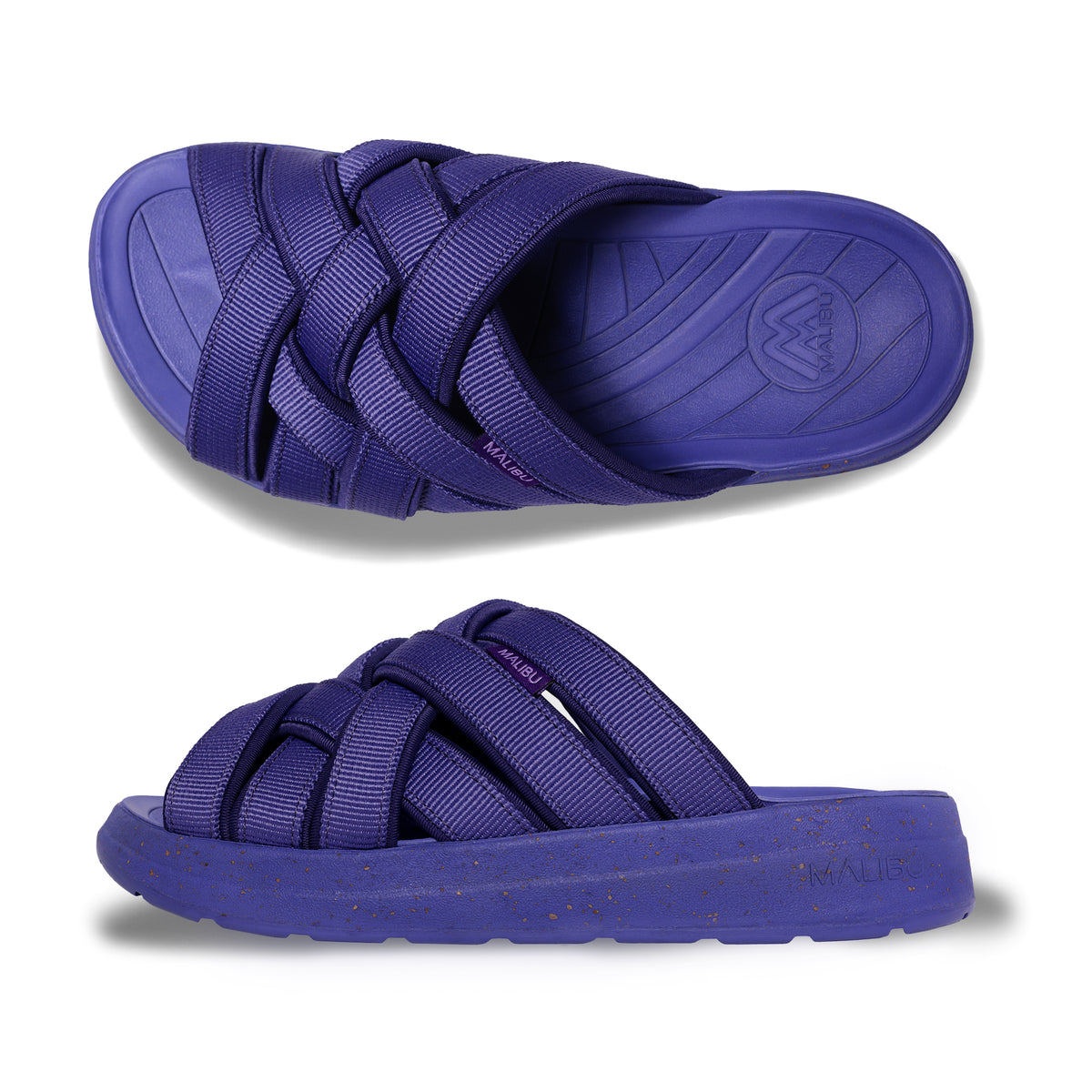 Zuma LX | Recycled Poly | Cork Rubber | Purple – Malibu Sandals display picture 3