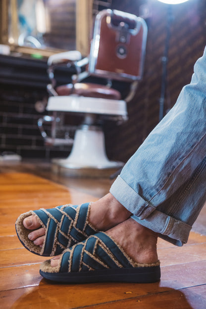 Zuma LX | Nylon | Sherpa | Rubber - Marine Blue/Beige