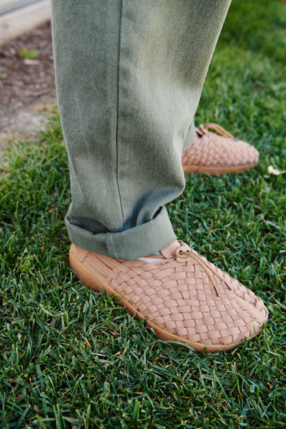 Latigo | Suede Vegan Leather | Rubber | Taupe/Tan