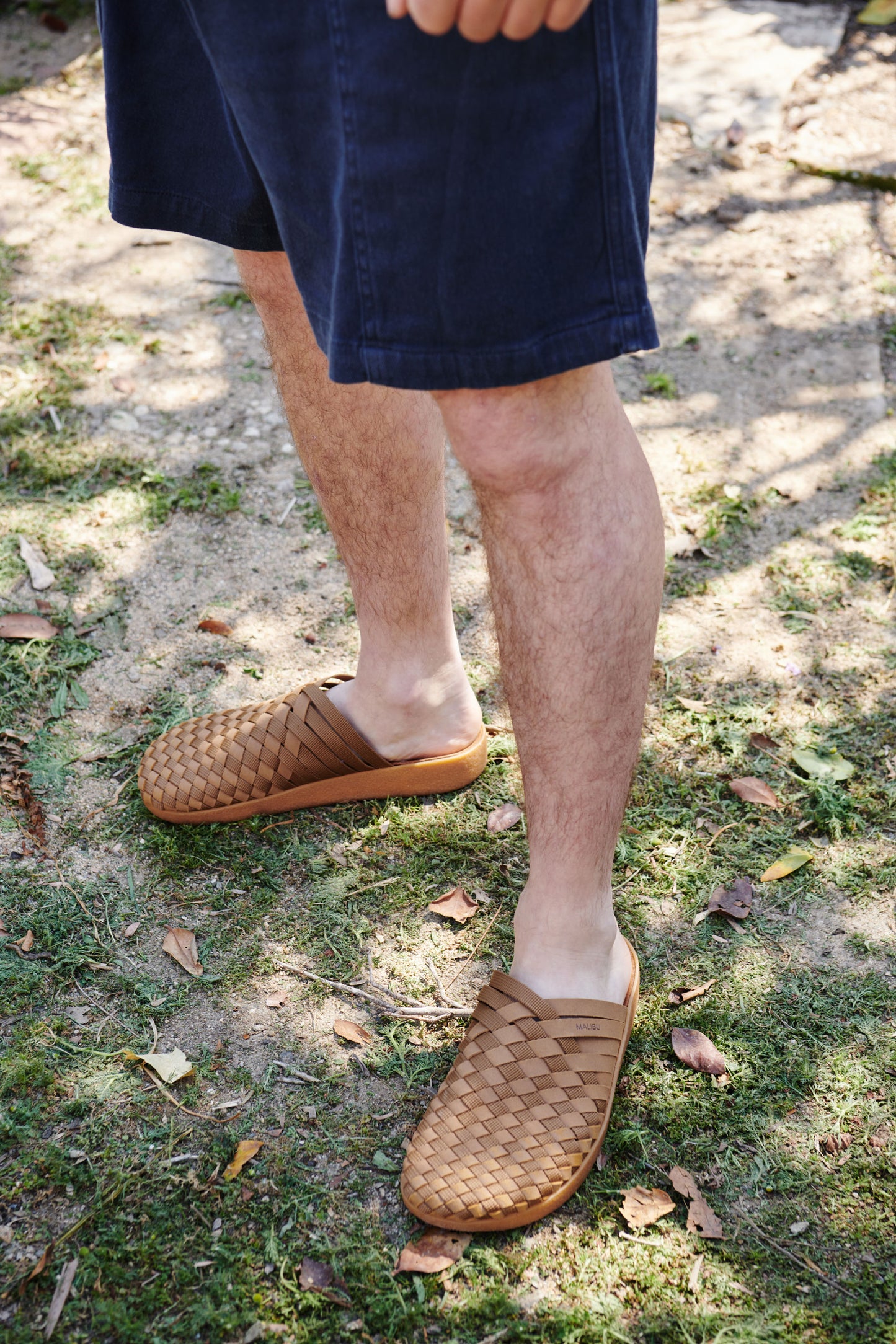 Colony Mule | Recycled Poly | Suede Vegan Leather | Rubber - Coyote/Tan