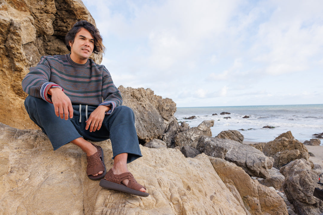 Canyon | Vegan Leather | Rubber | Bison | Bison – Malibu Sandals