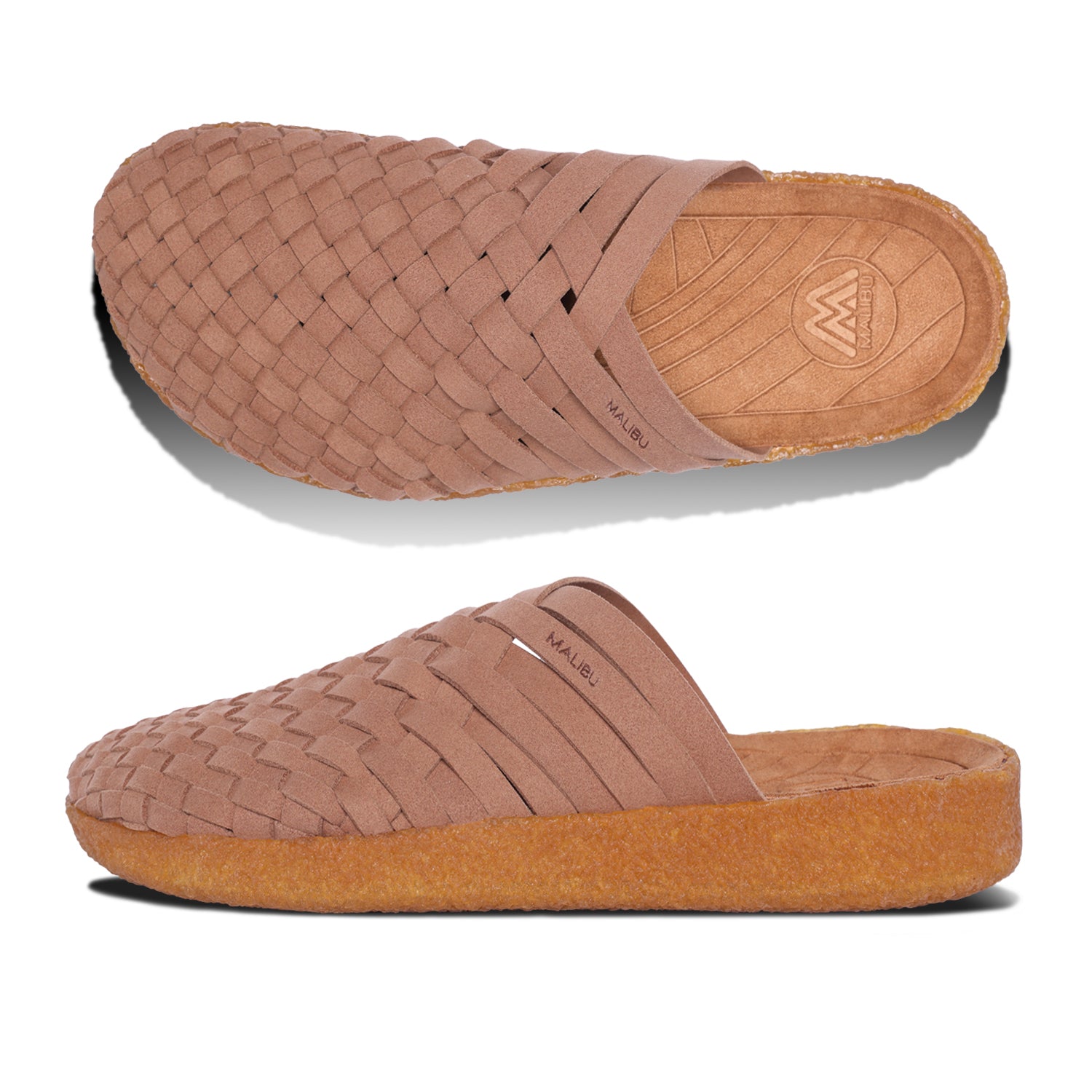 Colony Suede Vegan Crepe Rubber Walnut