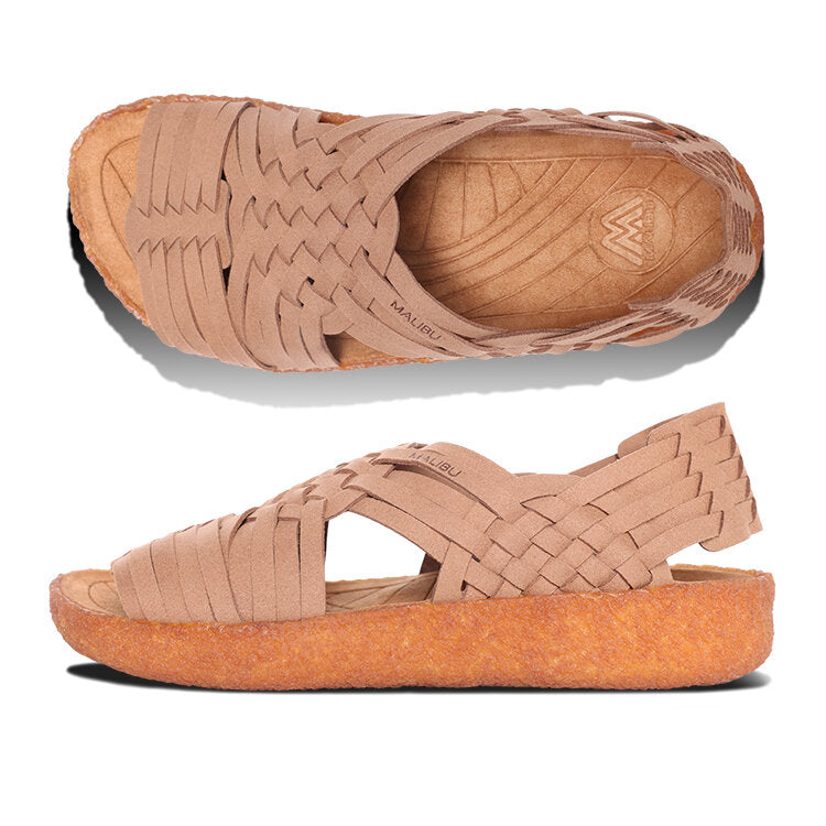 Women's Canyon | Suede Vegan Leather | Crepe | Walnut | Tan