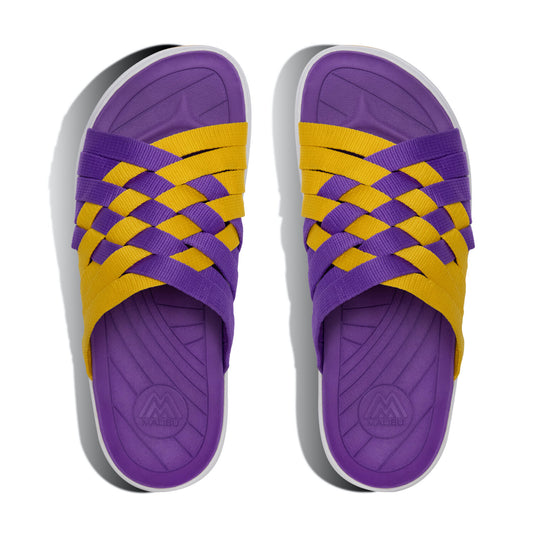 Women’s Zuma Team Slide | Purple | Gold | White