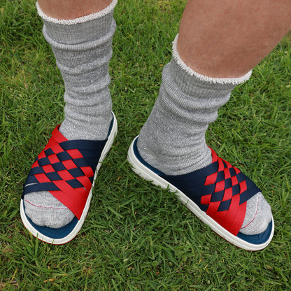 MEN'S ZUMA | NYLON TEAM SLIDE | NAVY | RED | WHITE