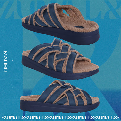 Zuma LX | Nylon | Sherpa | Rubber - Marine Blue/Beige