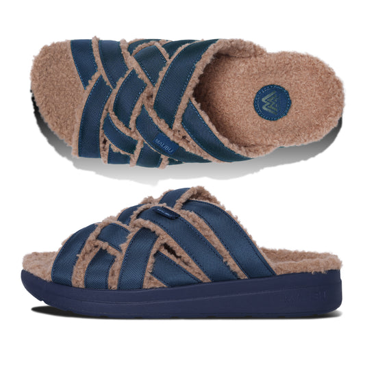 Zuma LX | Nylon | Sherpa | Rubber - Marine Blue/Beige